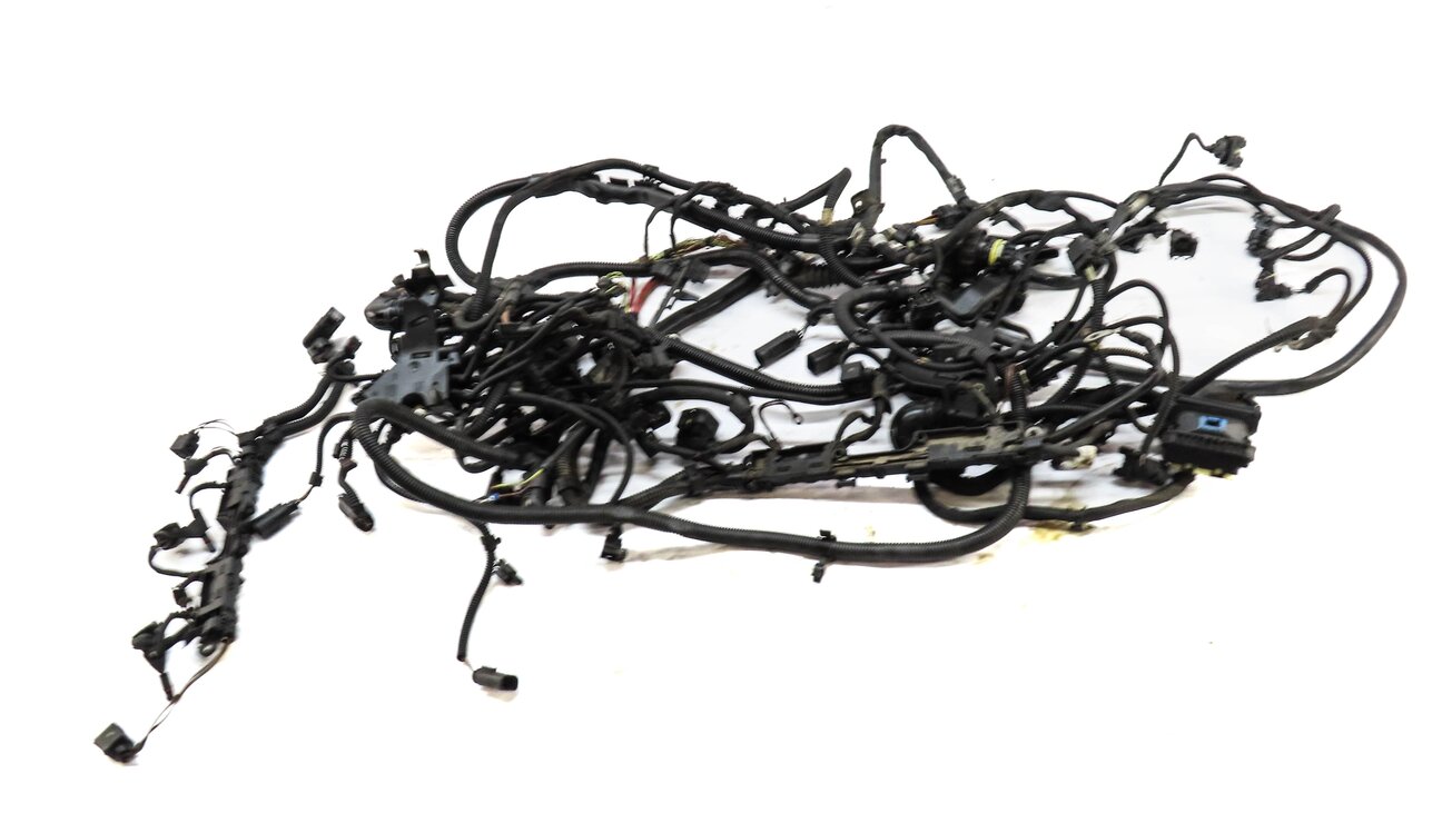 2015 BMW 750Li (F01) 4.4L (N63) ENGINE WIRING WIRE HARNESS LOOM