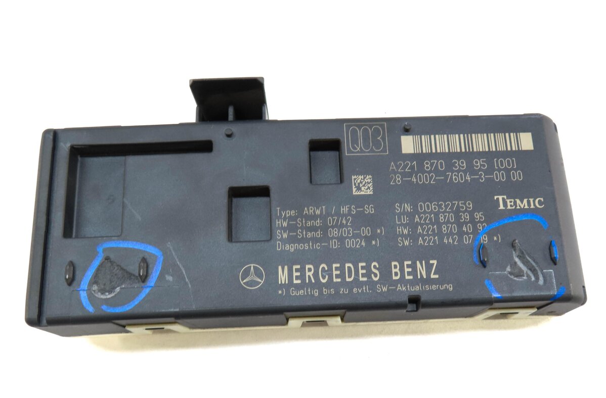 Thumbnail 2: 2007-2013 MERCEDES CL S CLASS (C216 W221) TRUNK LIFT LIFTGATE CONTROL MODULE