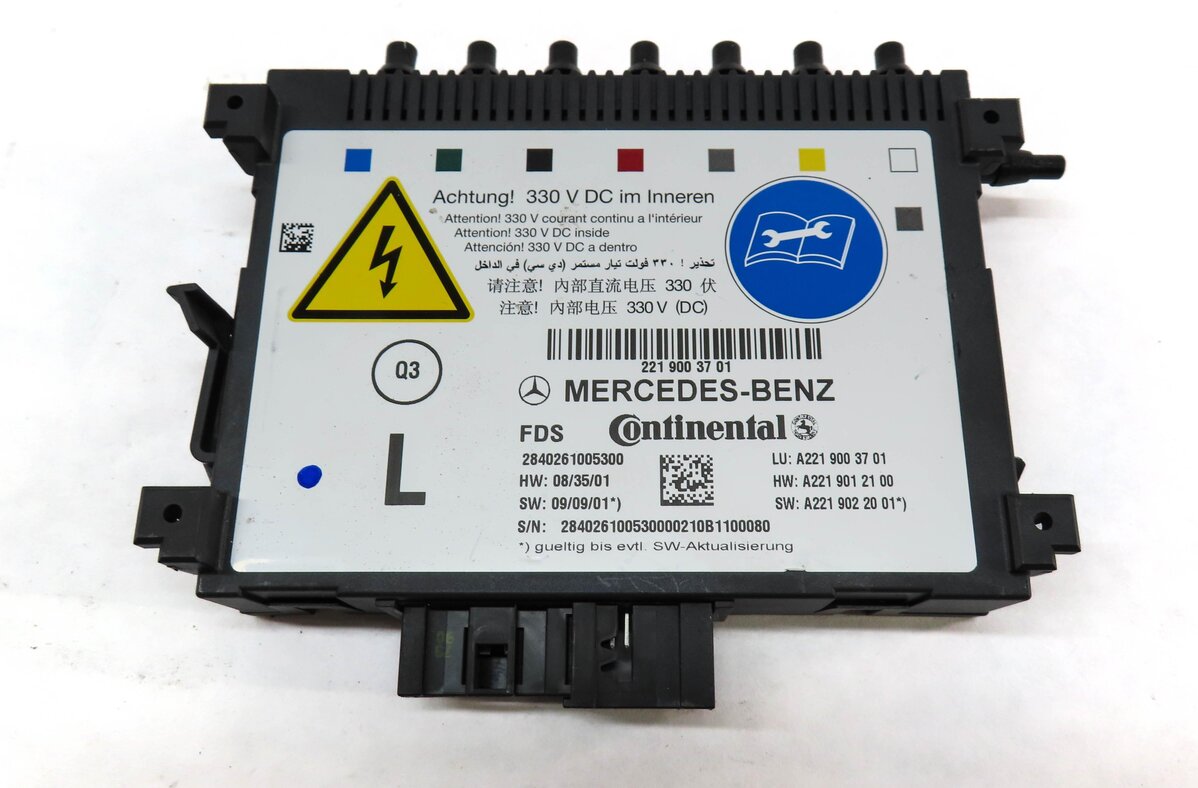Thumbnail 2: 2011 MERCEDES S63 AMG W221 LEFT FRONT DRIVER SEAT DYNAMIC MASSAGE CONTROL MODULE