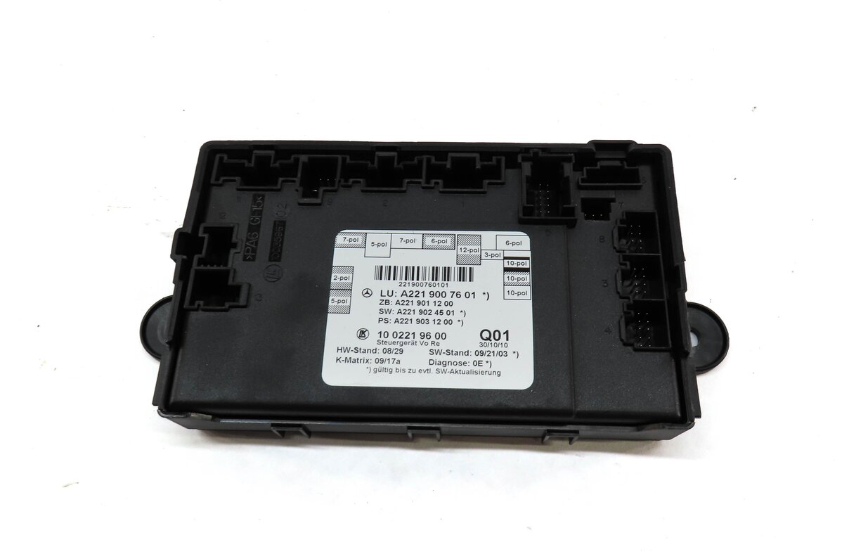 Thumbnail 2: 2008-2013 MERCEDES S CLASS (W221) FRONT RIGHT PASSENGER DOOR CONTROL MODULE