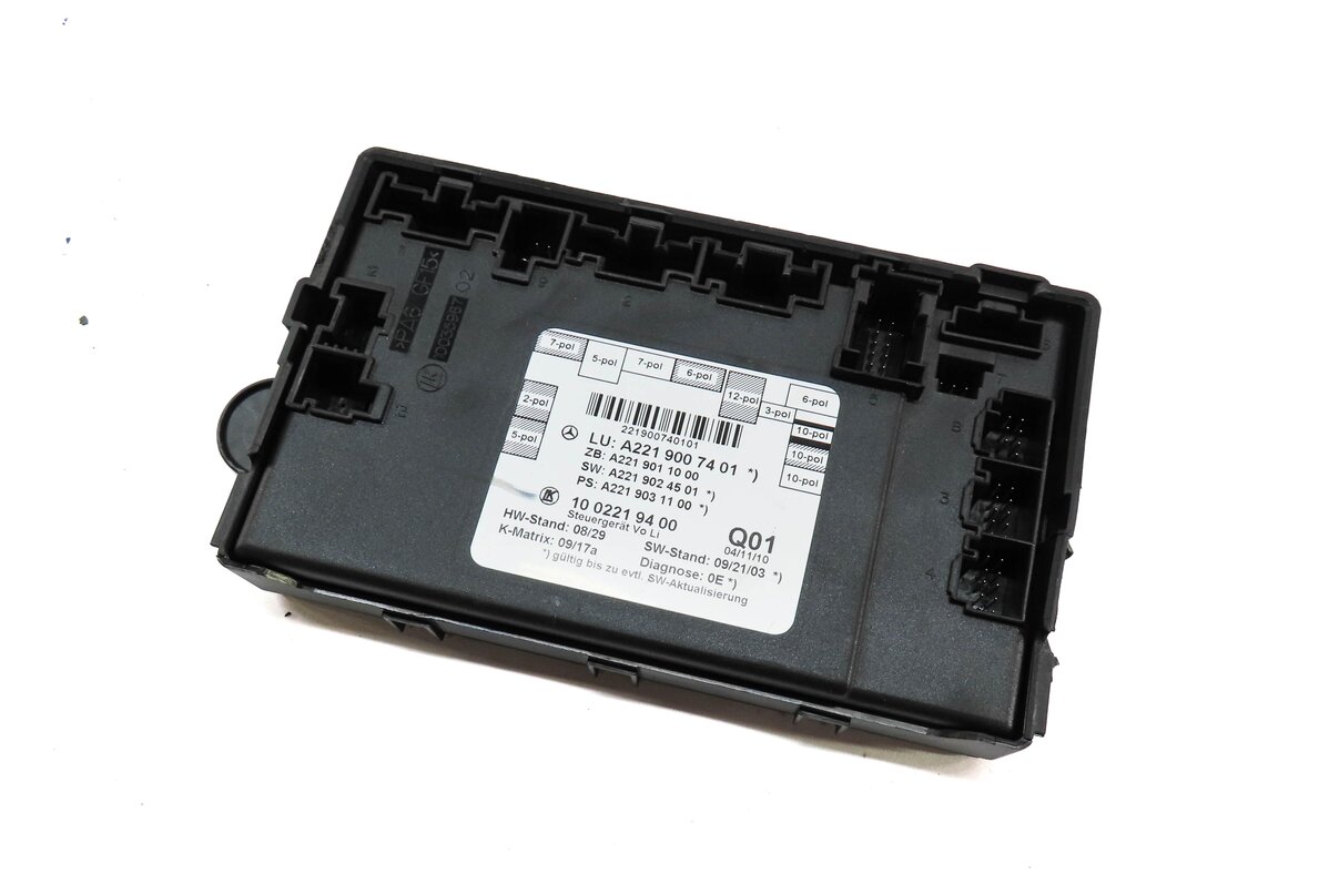 10-13 MERCEDES S-CLASS (W221) FRONT LEFT DRIVER DOOR CONTROL MODULE