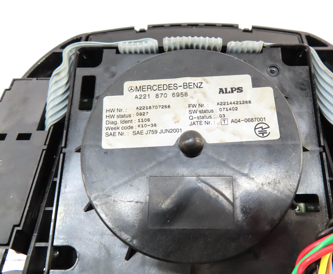 Thumbnail 5: 2011 MERCEDES S63 (W221) 5.5L AMG ENGINE CENTER CONSOLE COMMAND SWITCH KNOB