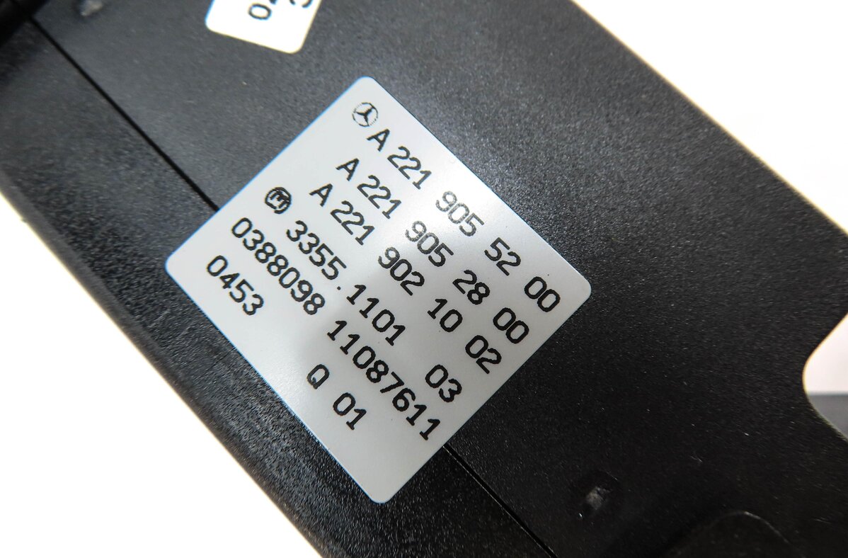 Thumbnail 5: 07-11 MERCEDES S-CLASS (W221) FRONT HEATER A/C TEMPERATURE CLIMATE CONTROL PANEL
