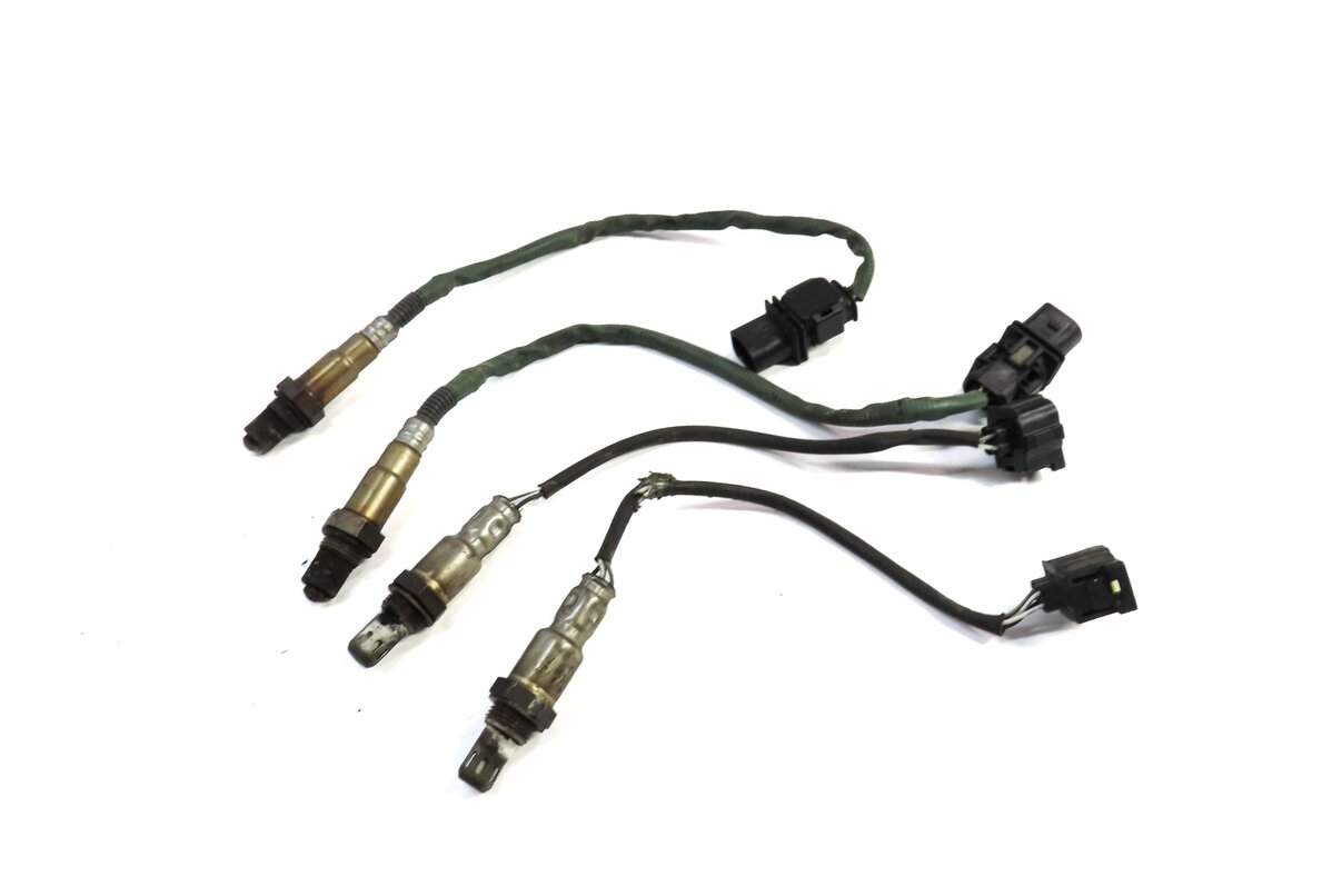 2011 MERCEDES S63 (W221) 5.5L AMG ENGINE O2 OXYGEN SENSOR SET 4 PRE POST CAT