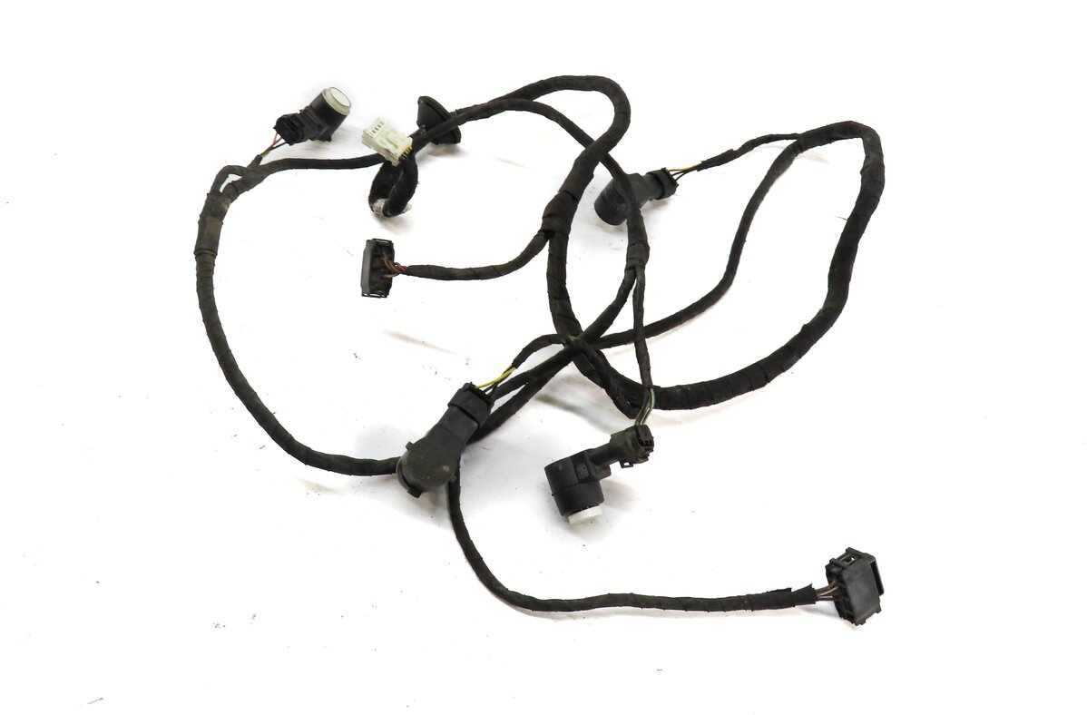 2011 MERCEDES S63 AMG (W221) REAR PARK DISTANCE PDC SENSOR SET4 w/ WIRE HARNESS