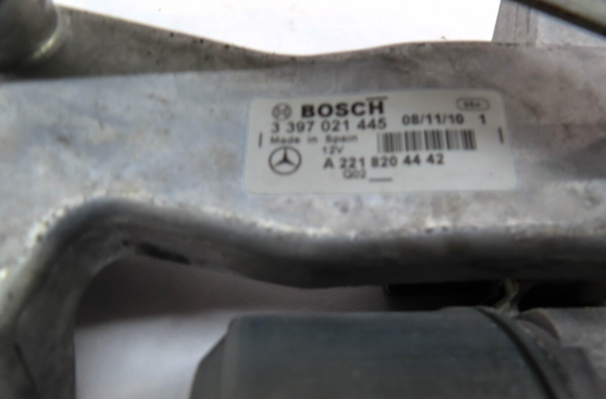 Thumbnail 5: 07-14 MERCEDES CL S (C216 W221) FRONT LEFT & RIGHT WINDSHIELD WIPER MOTOR SET 2