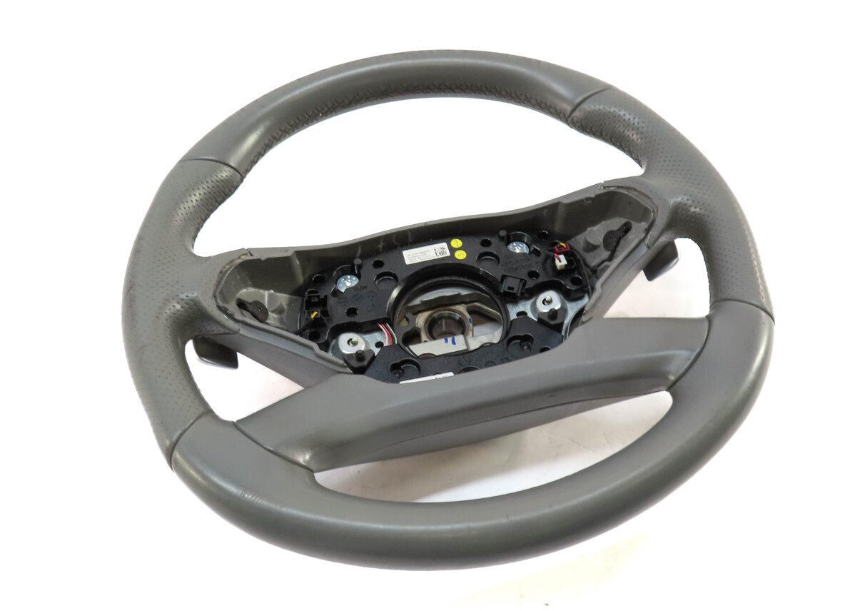 10-13 MERCEDES S CLASS (W221) 4 SPOKE STEERING WHEEL (for w/ lane assist) (GRAY)