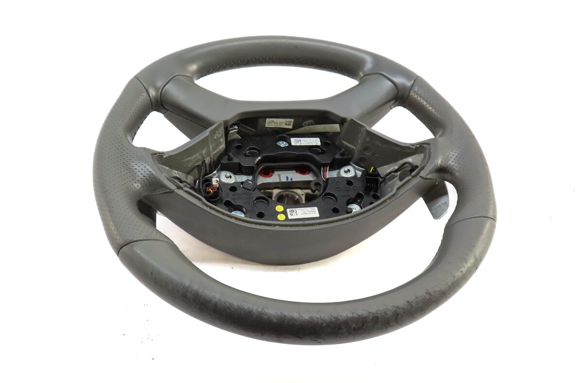 Thumbnail 3: 10-13 MERCEDES S CLASS (W221) 4 SPOKE STEERING WHEEL (for w/ lane assist) (GRAY)