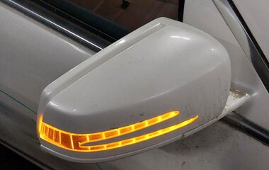 Thumbnail 2: 10-13 MERCEDES S350 S400 S450 S550 S600 (W221) RIGHT - BLIND SPOT MIRROR (WHITE)