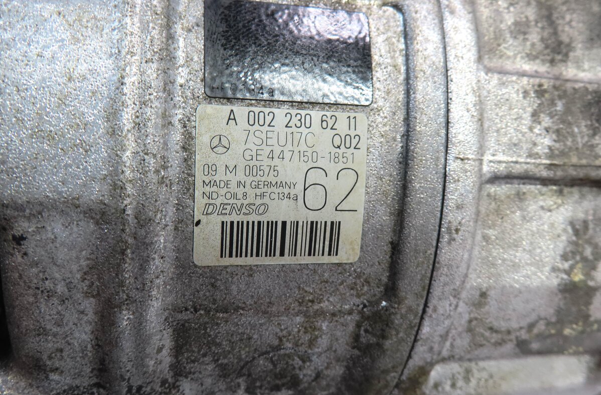 Thumbnail 6: 2007-2011 MERCEDES CL600 CL65 S63 (W216 W221) 5.5L S63 ENGINE A/C COMPRESSOR