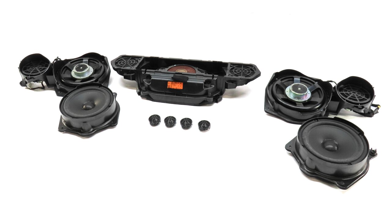 Thumbnail 7: 2011 MERCEDES S63 (W221) FRONT REAR LEFT RIGHT DOOR DASH LOGIC 7 SPEAKER SET 11