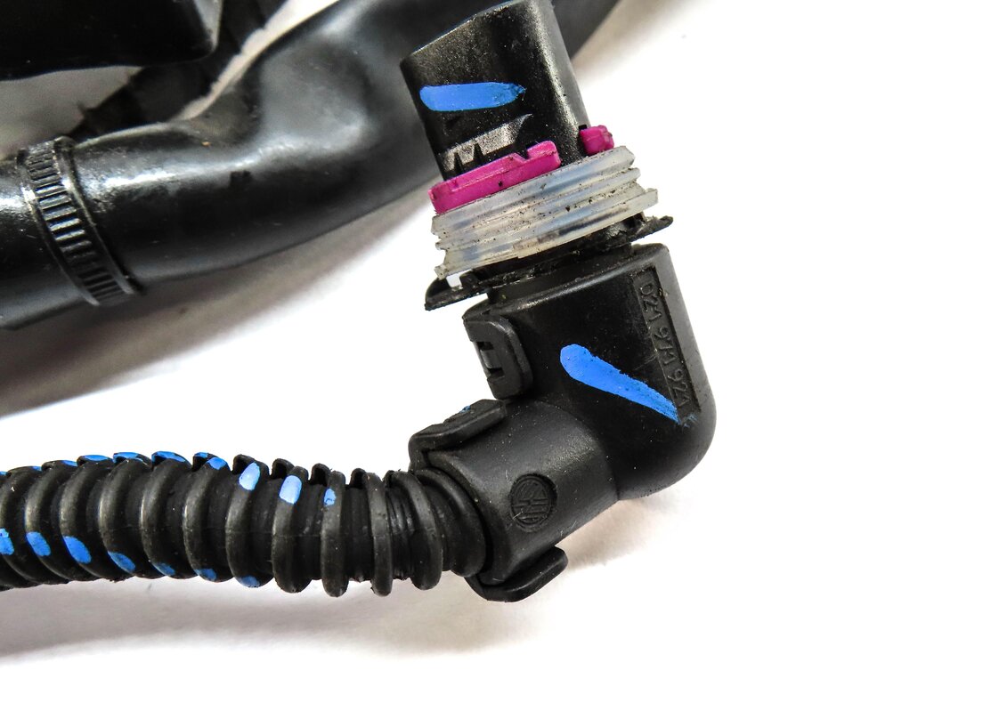 Thumbnail 4: 2015 AUDI A3 (8V) 1.8L TURBO CNSB ENGINE WIRING WIRE HARNESS 06K972627BS