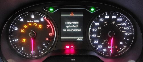 Thumbnail 2: 15-18 AUDI A3 (8V) GASOLINE MPH DASH SPEEDOMETER INSTRUMENT CLUSTER (179k)