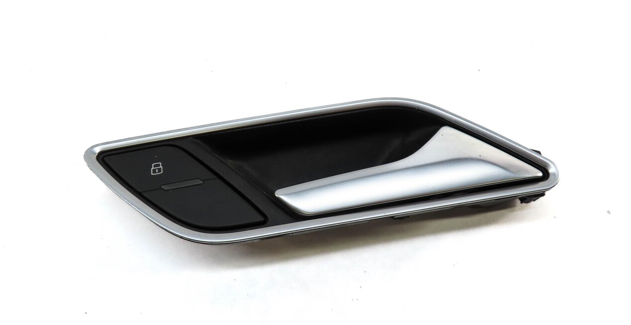 15-20 AUDI A3 S3 (8V) REAR RIGHT INTERIOR DOOR HANDLE w/ SWITCH BUTTON