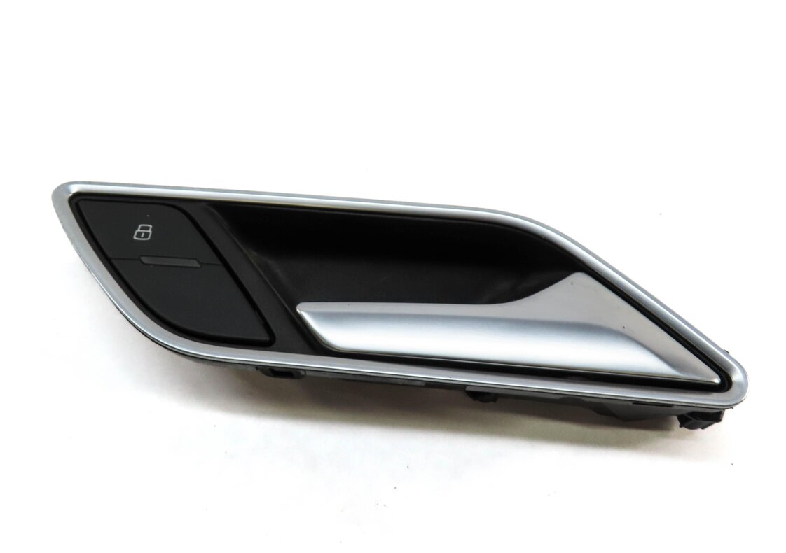 Thumbnail 2: 15-20 AUDI A3 S3 (8V) REAR RIGHT INTERIOR DOOR HANDLE w/ SWITCH BUTTON