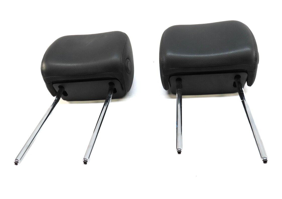 Thumbnail 2: 2015-2020 AUDI A3 S3 (8V) FRONT LEFT & RIGHT SEAT HEADREST SET-2 (BLACK)