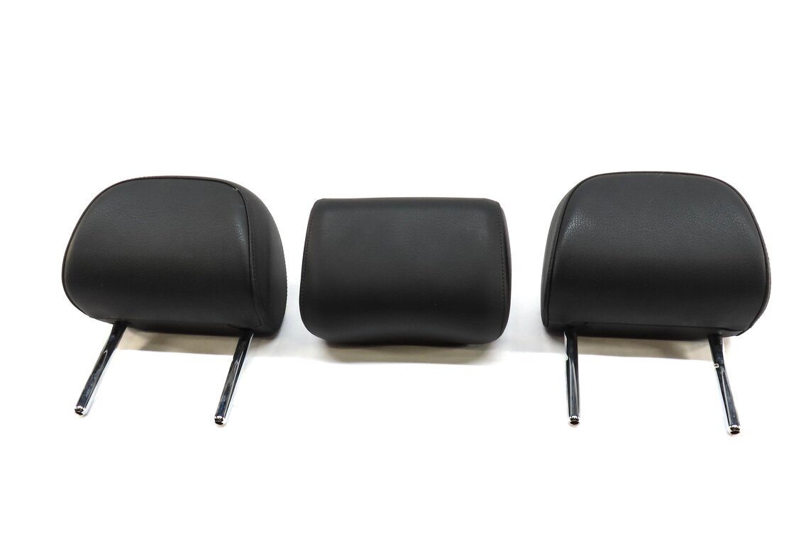 Thumbnail 2: 2015 AUDI A3 (8V) REAR LEFT RIGHT CENTER HEADREST SET OF 3 (BLACK)