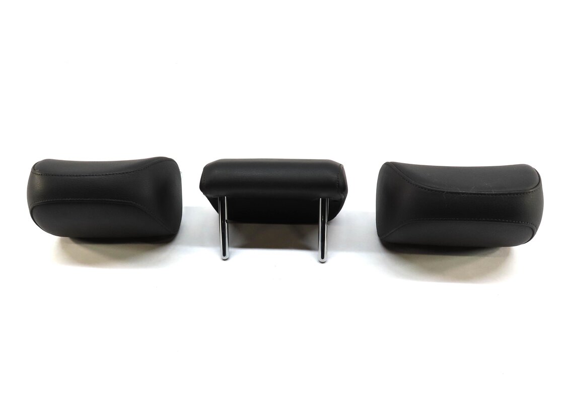 Thumbnail 3: 2015 AUDI A3 (8V) REAR LEFT RIGHT CENTER HEADREST SET OF 3 (BLACK)