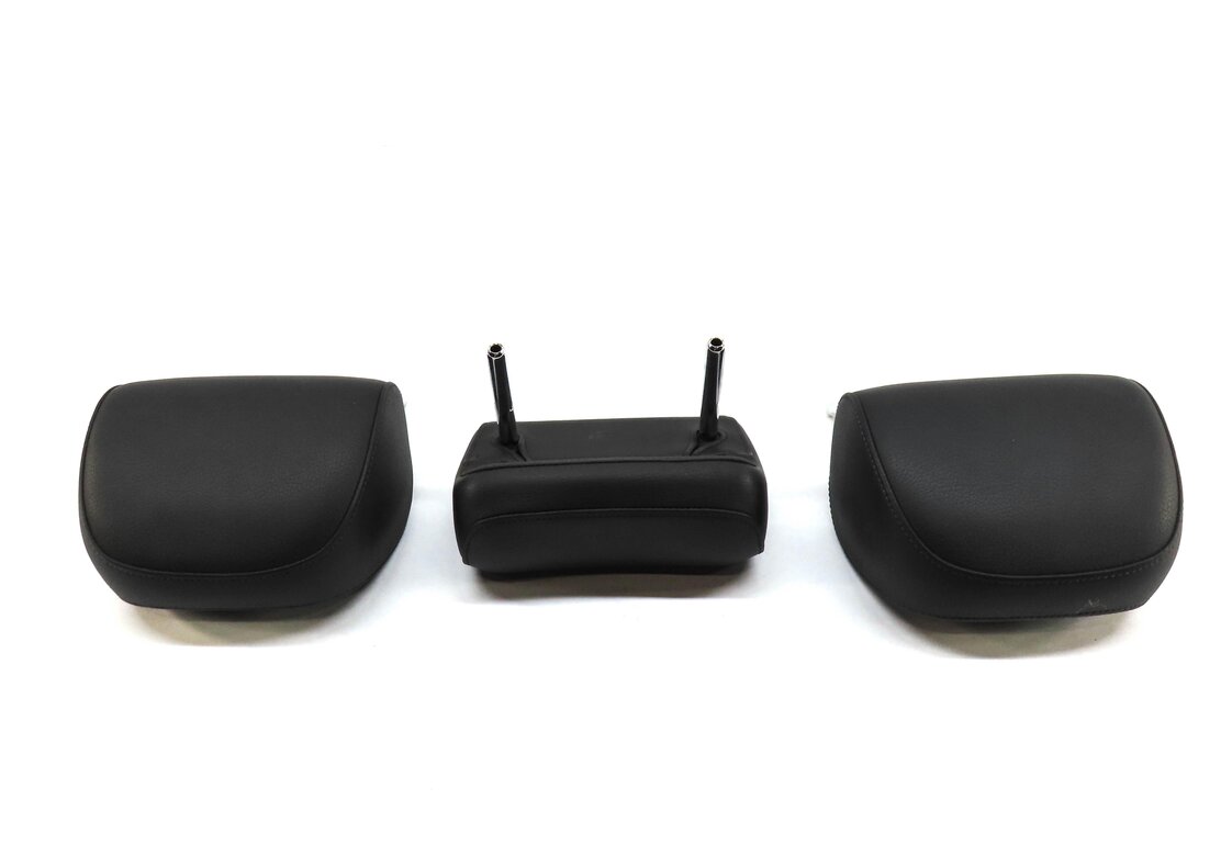 Thumbnail 4: 2015 AUDI A3 (8V) REAR LEFT RIGHT CENTER HEADREST SET OF 3 (BLACK)