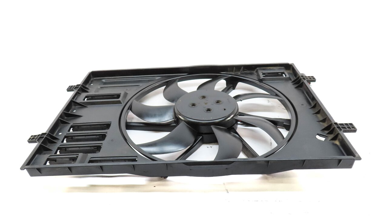 Thumbnail 2: 15-16 AUDI A3 (8V) 1.8L TURBO ENGINE RADIATOR COOLING FAN & SHROUD ASSEMBLY