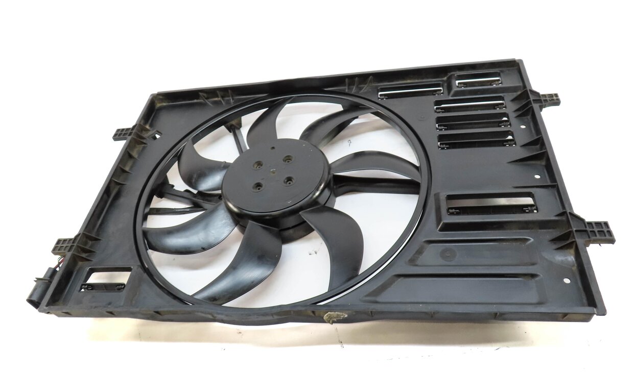 Thumbnail 3: 15-16 AUDI A3 (8V) 1.8L TURBO ENGINE RADIATOR COOLING FAN & SHROUD ASSEMBLY