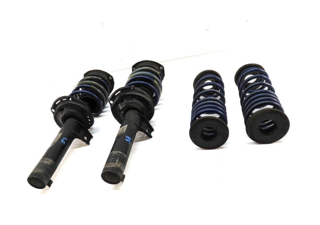 Thumbnail 2: 2015-2017 AUDI A3 (8V) FWD FRONT LEFT RIGHT SHOCK STRUT SET w/ REAR SPRINGS