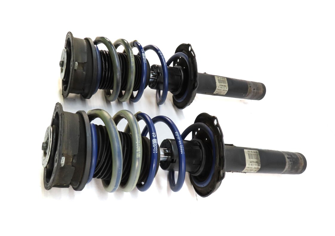 Thumbnail 7: 2015-2017 AUDI A3 (8V) FWD FRONT LEFT RIGHT SHOCK STRUT SET w/ REAR SPRINGS