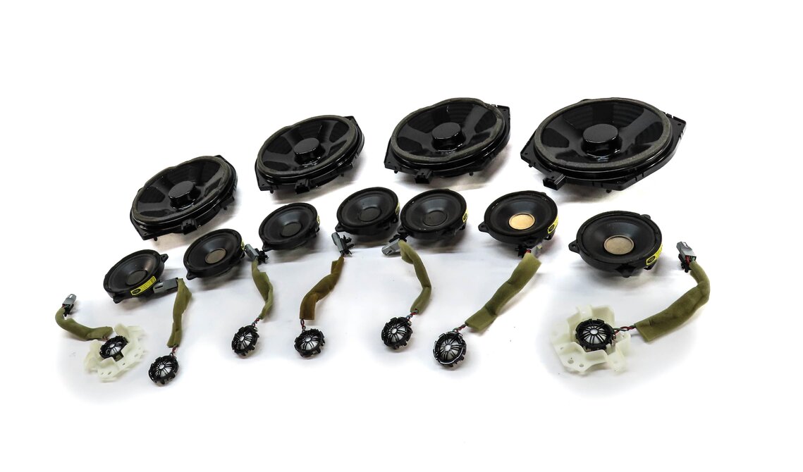 Thumbnail 2: 2015 RANGE ROVER (L405) 1280w RADIO STEREO SUB WOOFER MID TWEETER SPEAKER SET-18