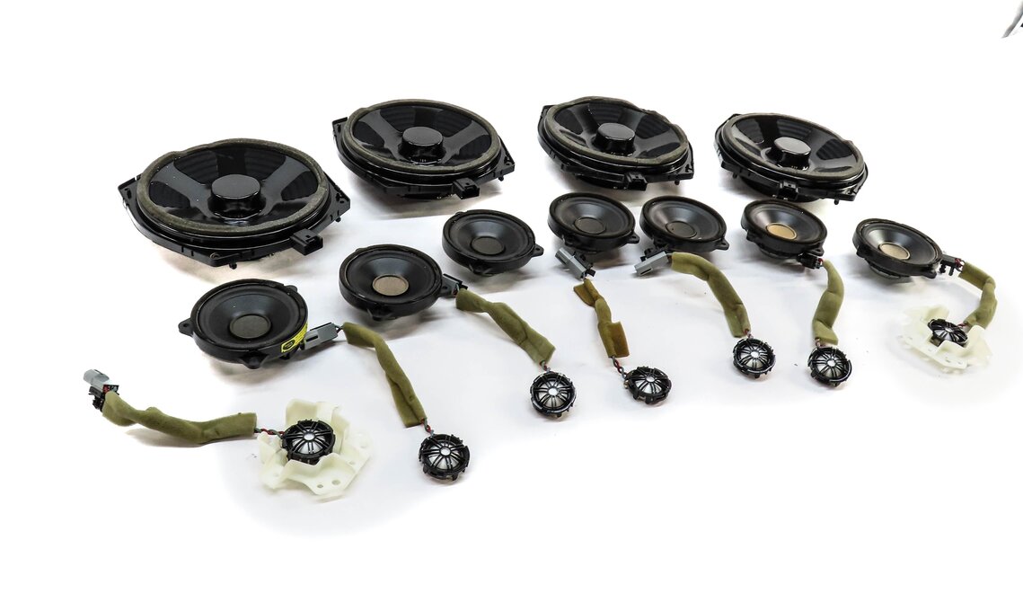 Thumbnail 3: 2015 RANGE ROVER (L405) 1280w RADIO STEREO SUB WOOFER MID TWEETER SPEAKER SET-18