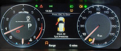 Thumbnail 2: 2013-2016 RANGE ROVER (L405) SPEEDOMETER INSTRUMENT GAUGE CLUSTER (MPH / 82k)