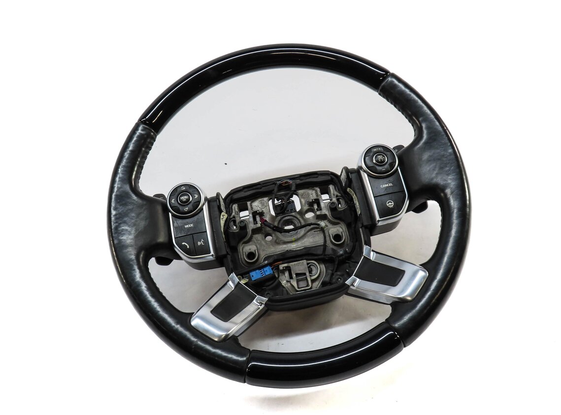 13-22 RANGE ROVER (L405) HEATED STEERING WHEEL w/ PADDLE & SWITCHES (BLACK WOOD)
