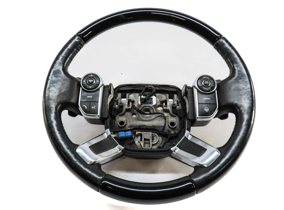Thumbnail 4: 13-22 RANGE ROVER (L405) HEATED STEERING WHEEL w/ PADDLE & SWITCHES (BLACK WOOD)