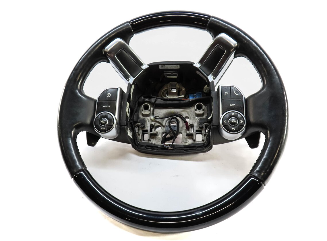 Thumbnail 5: 13-22 RANGE ROVER (L405) HEATED STEERING WHEEL w/ PADDLE & SWITCHES (BLACK WOOD)