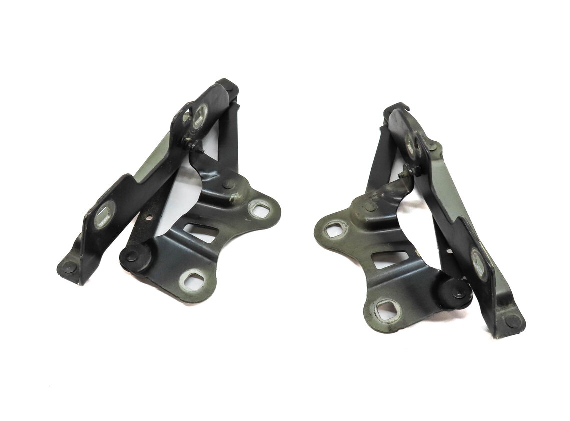 Thumbnail 2: 13-22 RANGE ROVER SPORT (L405 L494) FRONT LEFT & RIGHT HOOD HINGE SET-2 (BLACK)