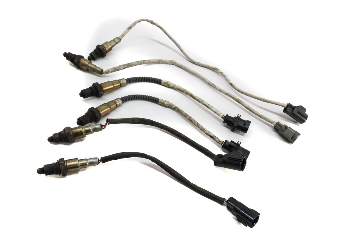 Thumbnail 3: 2015 RANGE ROVER (L405) 5.0L SUPERCHARGED PRE POST CAT O2 OXYGEN SENSOR SET-4