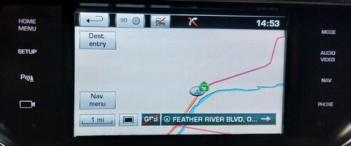 2015 RANGE ROVER (L405) RADIO STEREO INFORMATION GPS NAVIGATION TOUCH SCREEN