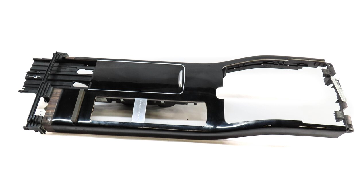 Thumbnail 3: 2015 RANGE ROVER (L405) FRONT CENTER CONSOLE WOOD TRIM PANEL (GRAND BLACK)