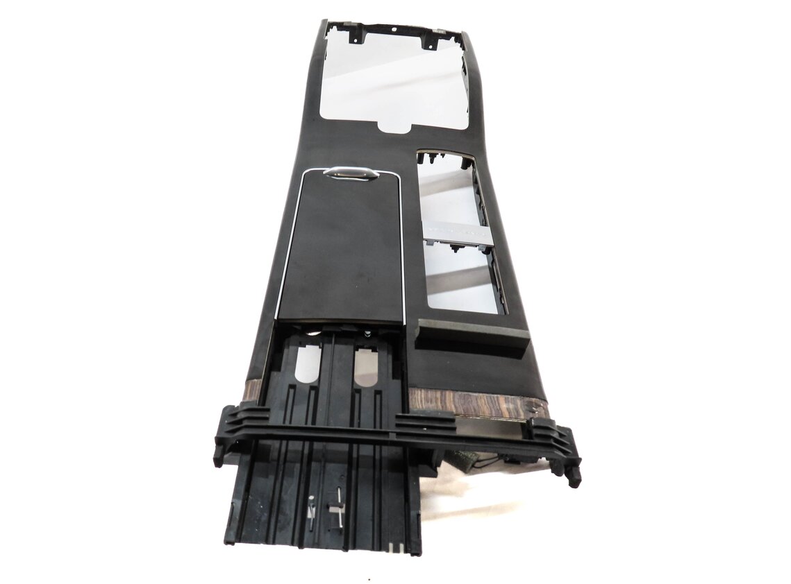 Thumbnail 4: 2015 RANGE ROVER (L405) FRONT CENTER CONSOLE WOOD TRIM PANEL (GRAND BLACK)