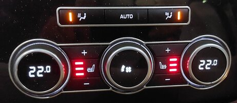 Thumbnail 2: 14-15 RANGE ROVER SPORT (L405 L494) REAR HEATER A/C CLIMATE TEMPERATURE CONTROL