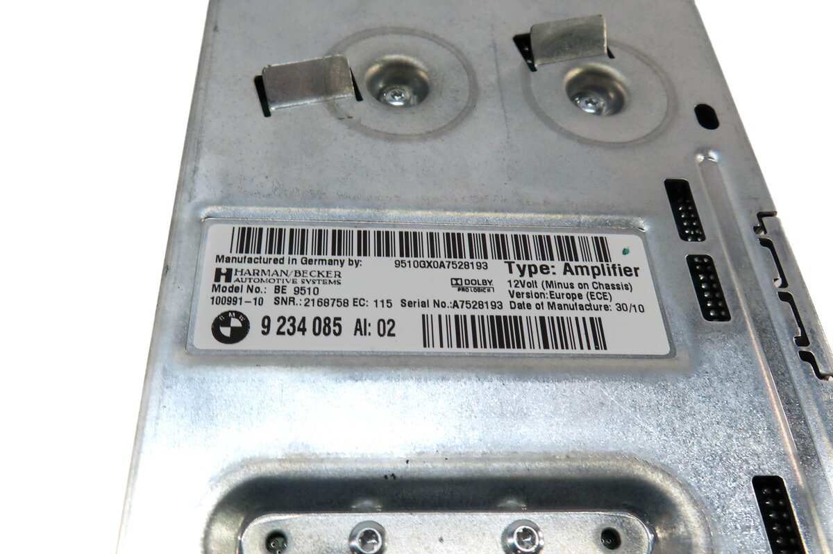Thumbnail 4: 2011 BMW 5-SERIES & GT (F07 F10) HARMAN BECKER HiFi DSP AUDIO AMP AMPLIFIER