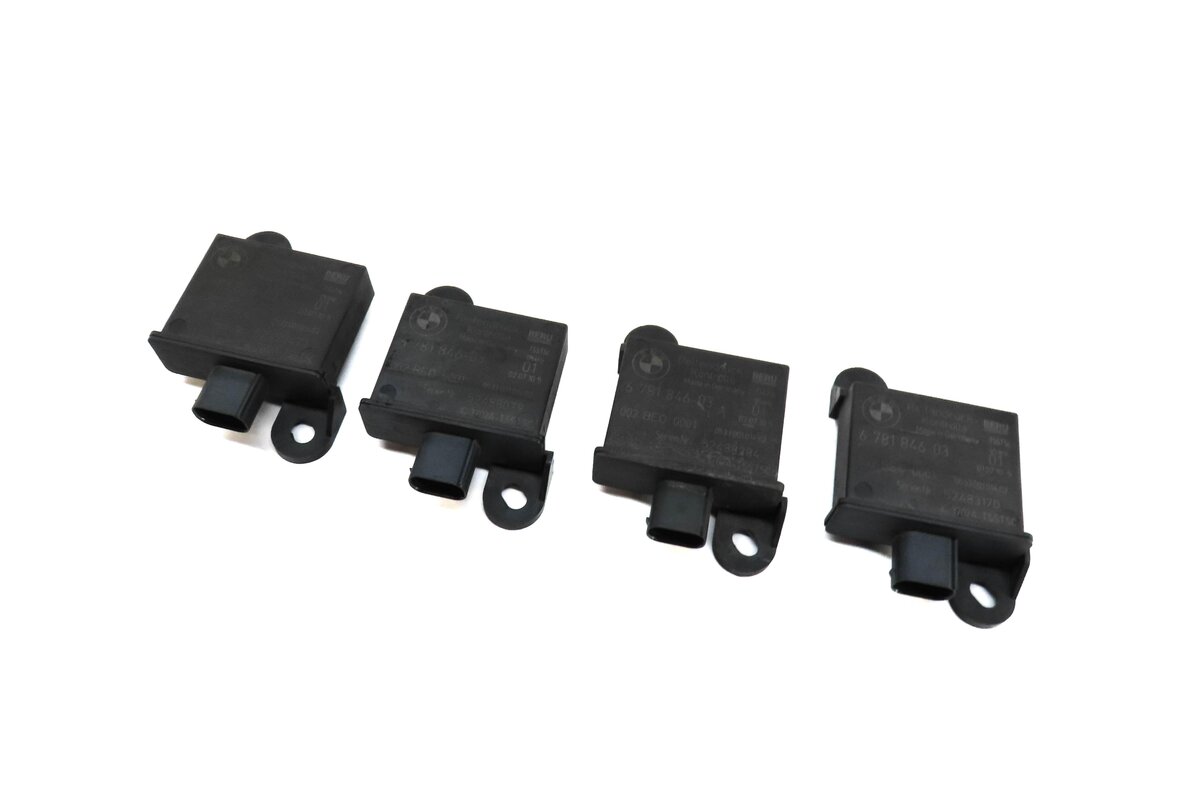 Thumbnail 1: 2011 BMW 535i (F10) TPMS TIRE AIR PRESSURE SENSOR TRIGGER MODULE SET-4