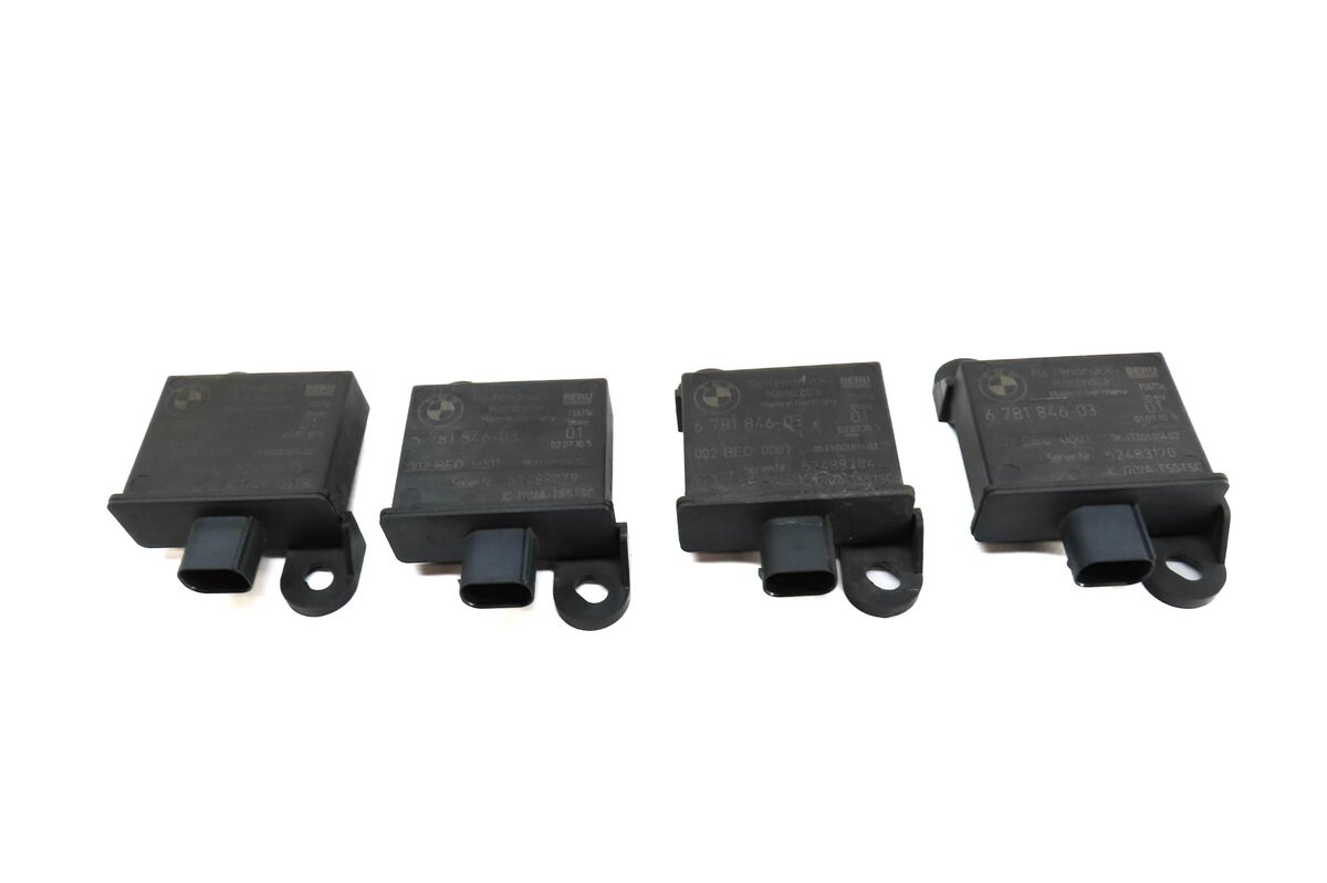 Thumbnail 2: 2011 BMW 535i (F10) TPMS TIRE AIR PRESSURE SENSOR TRIGGER MODULE SET-4