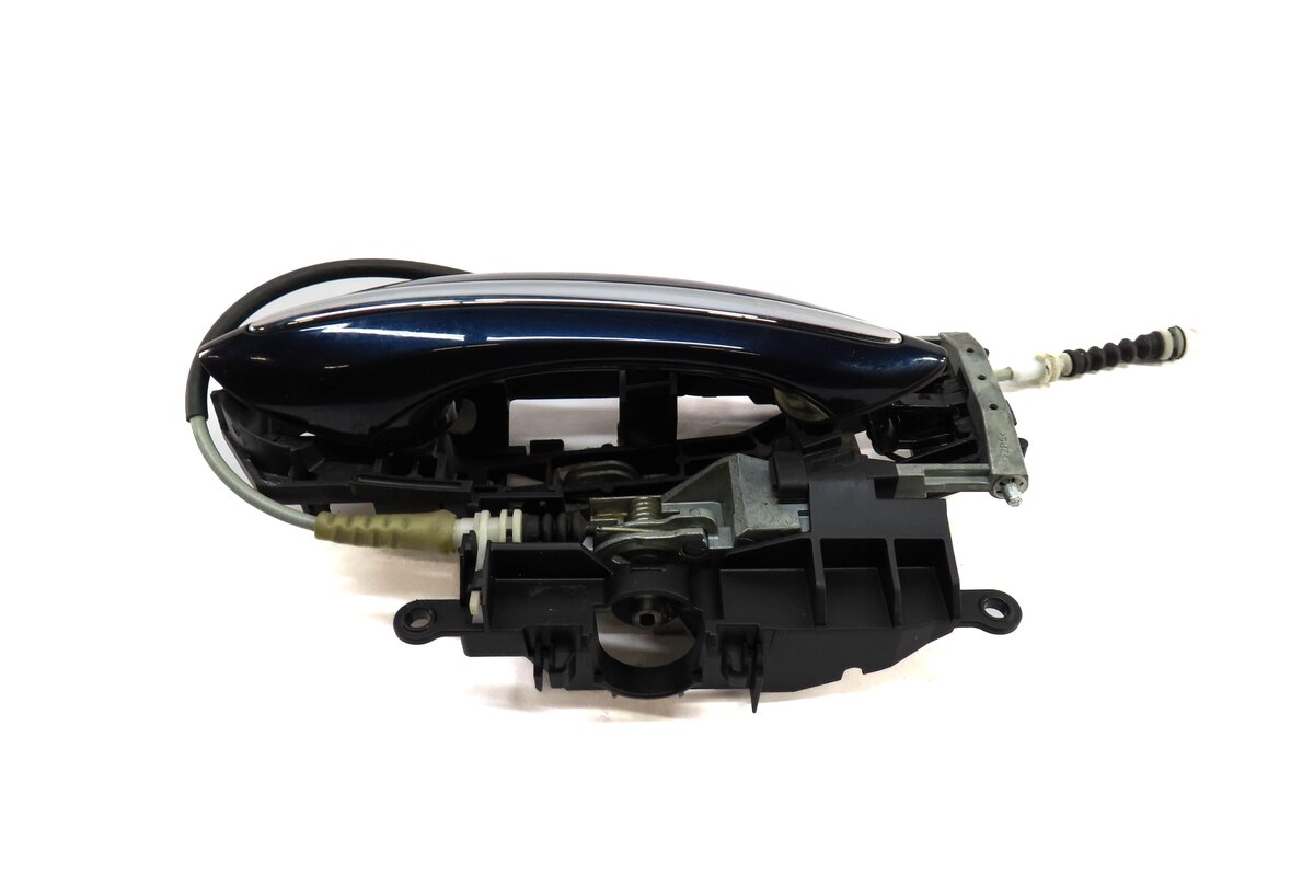 Thumbnail 2: 09-19 BMW 5 6 7 SERIES (F01 F07 F10 F12) RIGHT FRONT COMFORT DOOR HANDLE (BLUE)