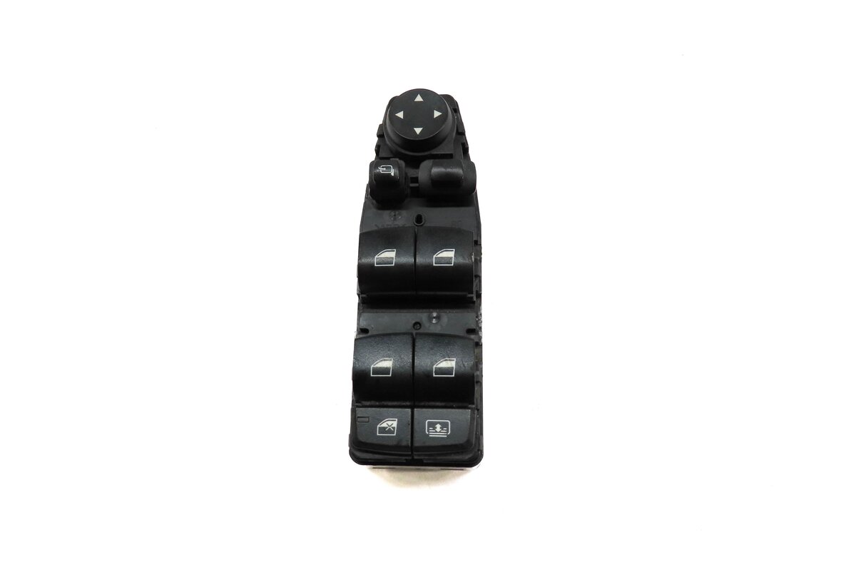 Thumbnail 2: 10-19 BMW 5 6 M5 M6 (F06 F10 F12 F13) LEFT DRIVER PFOLD WINDOW SWITCH w/ SHADE