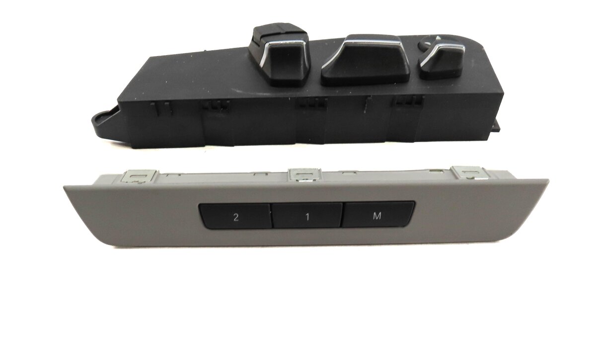 2011 BMW 535i (F10) RIGHT FRONT PASSENGER SEAT ADJUSTMENT SWITCH (GRAY MEMORY)