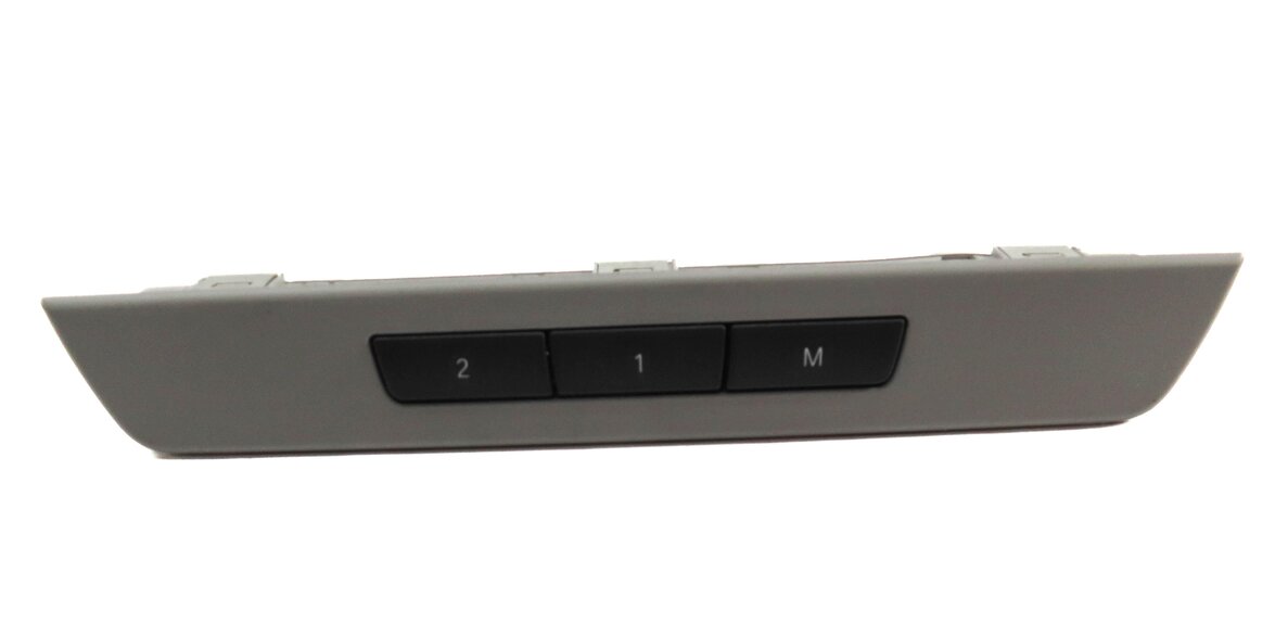 Thumbnail 3: 2011 BMW 535i (F10) RIGHT FRONT PASSENGER SEAT ADJUSTMENT SWITCH (GRAY MEMORY)