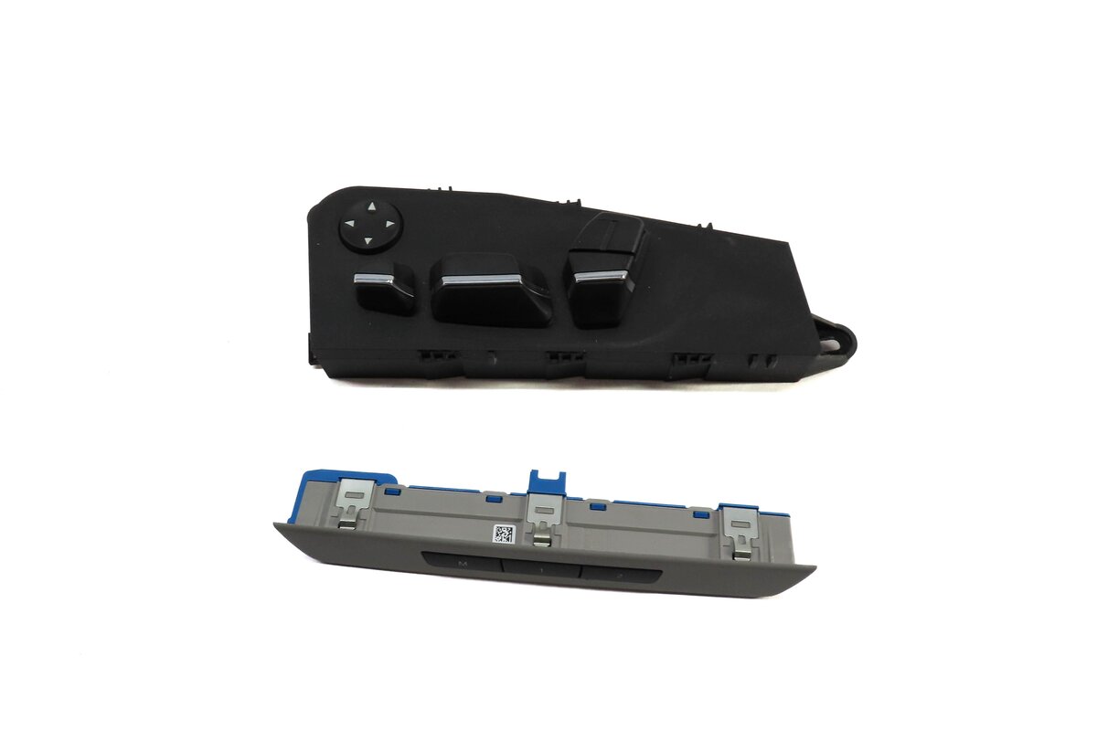 Thumbnail 2: 2011 BMW 535i (F10) LEFT FRONT DRIVER SEAT ADJUSTMENT SWITCH (GRAY MEMORY)
