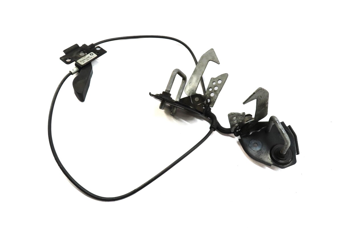 2011 BMW 535i (F10) FRONT LEFT & RIGHT UPPER HOOD LOCK LATCH SET-2 w/ RELEASE