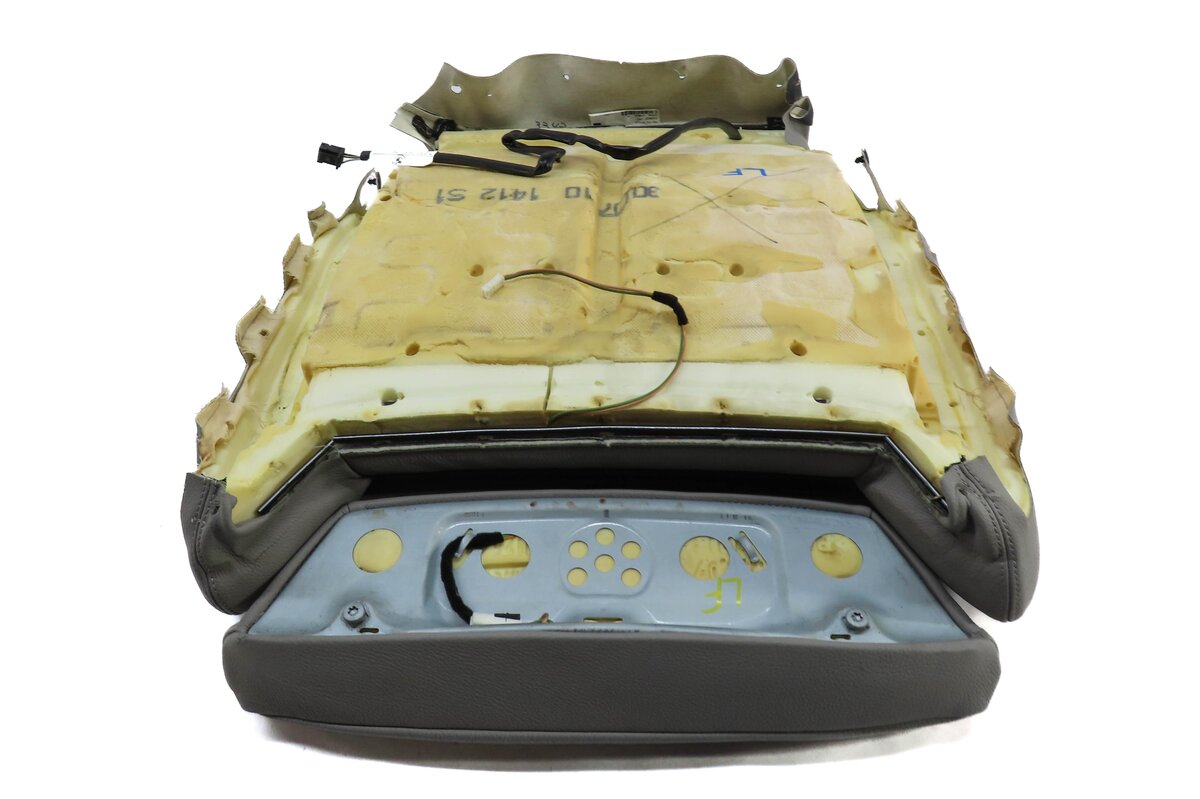 Thumbnail 4: 2011 BMW 535i (F10) LEFT DRIVER LOWER BOTTOM HEATED COMFORT SEAT CUSHION (GRAY)