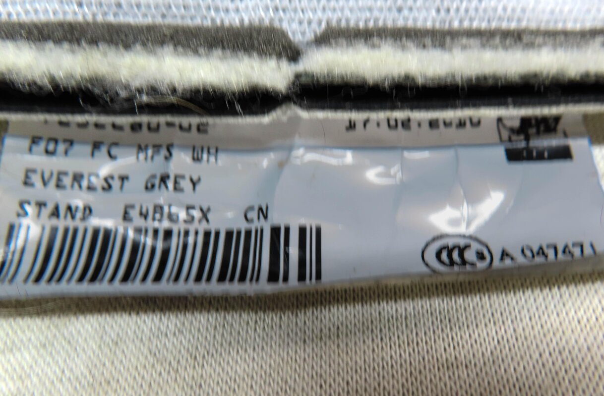 Thumbnail 6: 2011 BMW 535i (F10) LEFT DRIVER LOWER BOTTOM HEATED COMFORT SEAT CUSHION (GRAY)